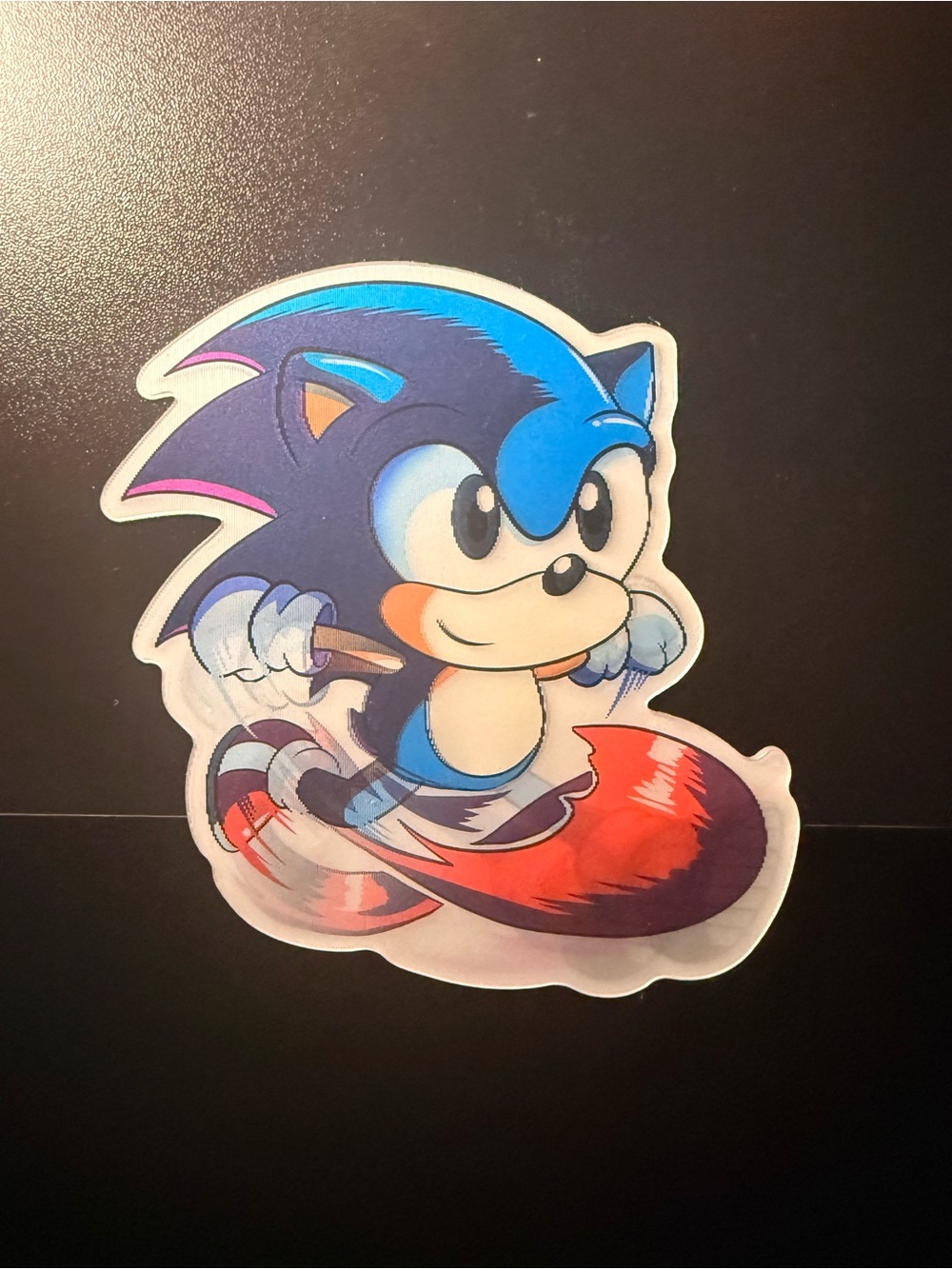 Sonic the Hedgehog Running Lenticular Motion Sticker